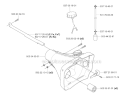 Fuel Tank Diagram and Parts List for 345FXT 2003-05 Husqvarna Brush Cutter