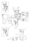 Harness Diagram and Parts List for 345FXT 2003-05 Husqvarna Brush Cutter