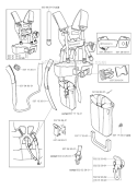 Harness Diagram and Parts List for 345FXT 2004-08 Husqvarna Brush Cutter
