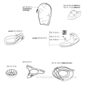 Accessories Diagram and Parts List for 345FXT 2006-10 Husqvarna Brush Cutter