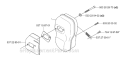 Muffler Diagram and Parts List for 345FXT 2006-10 Husqvarna Brush Cutter