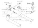 Shaft 1 Diagram and Parts List for 345FXT 2006-10 Husqvarna Brush Cutter