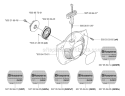 Starter Diagram and Parts List for 345FXT 2006-10 Husqvarna Brush Cutter