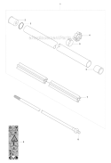 Shaft Diagram and Parts List for 345FXT 2008-05 Husqvarna Brush Cutter