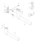 Tower Diagram and Parts List for 345FXT 2008-05 Husqvarna Brush Cutter