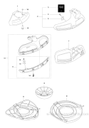 Accessories 4 Diagram and Parts List for 345FXT 2010-09 Husqvarna Brush Cutter