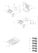 Cylinder Cover Diagram and Parts List for 345FXT 2011-02 Husqvarna Brush Cutter