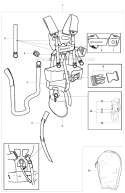Harness (Trio Balance) Diagram and Parts List for 345FXT 2011-02 Husqvarna Brush Cutter