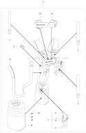 Harness (Duo Balance) Diagram and Parts List for 345FXT 2011-02 Husqvarna Brush Cutter