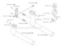 Tower Diagram and Parts List for 345FX 2003-05 Husqvarna Brush Cutter