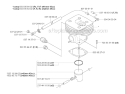 Cylinder Piston Diagram and Parts List for 345FX 2004-08 Husqvarna Brush Cutter