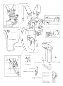 Harness Diagram and Parts List for 345FX 2004-08 Husqvarna Brush Cutter