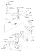 Carburetor  Air Filter Diagram and Parts List for 345FX 2004-08 Husqvarna Brush Cutter