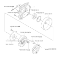 Clutch Diagram and Parts List for 345FX 2004-08 Husqvarna Brush Cutter