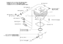 Cylinder Cover Diagram and Parts List for 345FX 2006-10 Husqvarna Brush Cutter