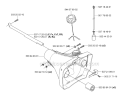Fuel Tank Diagram and Parts List for 345FX 2006-10 Husqvarna Brush Cutter