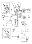Harness Diagram and Parts List for 345FX 2006-10 Husqvarna Brush Cutter