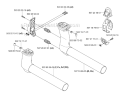 Shaft 1 Diagram and Parts List for 345FX 2006-10 Husqvarna Brush Cutter