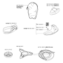 Accessories 2 Diagram and Parts List for 345FX 2006-10 Husqvarna Brush Cutter