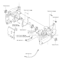 Crankcase Diagram and Parts List for 345FX 2006-10 Husqvarna Brush Cutter
