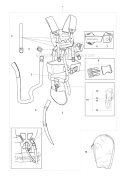 Harness 1 Diagram and Parts List for 345FX 2008-05 Husqvarna Brush Cutter