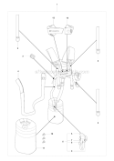 Harness 2 Diagram and Parts List for 345FX 2008-05 Husqvarna Brush Cutter