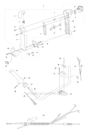 Throttle Controls 2 Diagram and Parts List for 345FX 2008-05 Husqvarna Brush Cutter