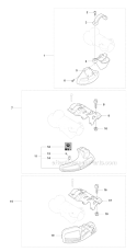Accessories 3 Diagram and Parts List for 345FX 2008-05 Husqvarna Brush Cutter
