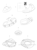 Accessories 4 Diagram and Parts List for 345FX 2008-05 Husqvarna Brush Cutter