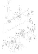 Air Filter Diagram and Parts List for 345FX 2008-05 Husqvarna Brush Cutter