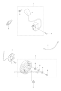 Ignition System Diagram and Parts List for 345FX 2010-09 Husqvarna Brush Cutter