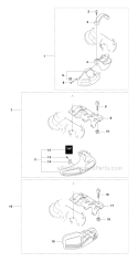 Accessories 3 Diagram and Parts List for 345FX 2010-09 Husqvarna Brush Cutter