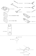 Accessories 1 Diagram and Parts List for 345RX 2004-08 Husqvarna Brush Cutter