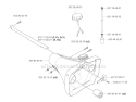 Fuel Tank Diagram and Parts List for 345RX 2004-08 Husqvarna Brush Cutter