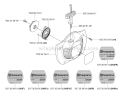 Starter Diagram and Parts List for 345RX 2006-10 Husqvarna Brush Cutter