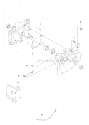 Crankcase Diagram and Parts List for 345RX 2008-05 Husqvarna Brush Cutter