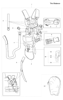 Harness (Trio Balance) Diagram and Parts List for 345RX 2008-05 Husqvarna Brush Cutter
