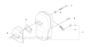 Muffler Diagram and Parts List for 345RX 2008-05 Husqvarna Brush Cutter