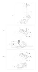 Accessories 2 Diagram and Parts List for 345RX 2008-05 Husqvarna Brush Cutter