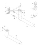 Tower Diagram and Parts List for 345RX 2008-05 Husqvarna Brush Cutter