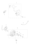 Ignition System Diagram and Parts List for 345RX 2010-09 Husqvarna Brush Cutter