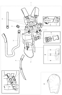 Harness (Trio Balance) Diagram and Parts List for 345RX 2011-02 Husqvarna Brush Cutter
