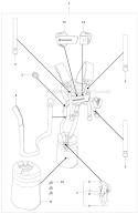 Harness (Duo Balance) Diagram and Parts List for 345RX 2011-02 Husqvarna Brush Cutter