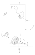 Ignition System Diagram and Parts List for 345RX 2011-02 Husqvarna Brush Cutter