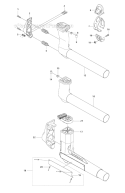 Suspension Diagram and Parts List for 345RX 2011-02 Husqvarna Brush Cutter