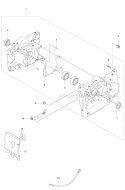 Crankcase Diagram and Parts List for 345RX 2011-02 Husqvarna Brush Cutter