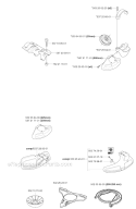 Accessories 1 Diagram and Parts List for 345R 2003-05 Husqvarna Brush Cutter