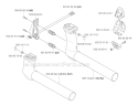 Tower Diagram and Parts List for 345R 2003-05 Husqvarna Brush Cutter