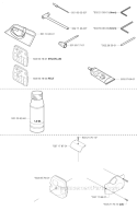 Accessories 2 Diagram and Parts List for 345R 2003-05 Husqvarna Brush Cutter