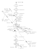 Carburetor Details Diagram and Parts List for 345R 2003-05 Husqvarna Brush Cutter